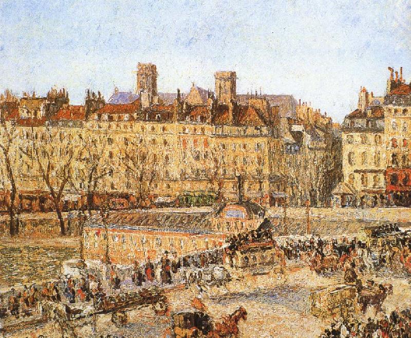 Camille Pissarro Bank on the afternoon of
